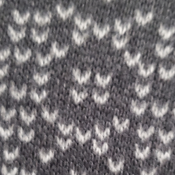Stan Herman Nordic print Knitted Sweater / Cardigan Gray Size L - Picture 3 of 8